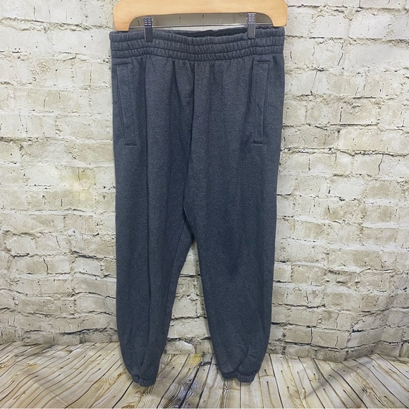 Adidas Gray PrimeGreen GFX Multi Sport Jogger Sweatpants - Picture 1 of 6